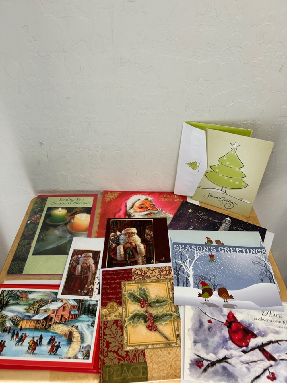 30 Vintage Christmas Greeting Cards Assorted Bundle of 30 cards with envelopes
